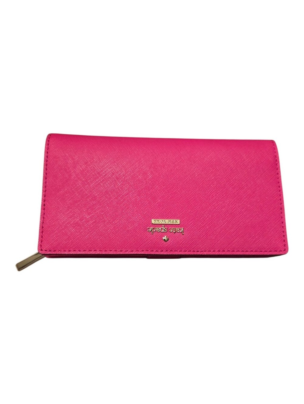 kate spade Pink Saffiano Leather Wallet